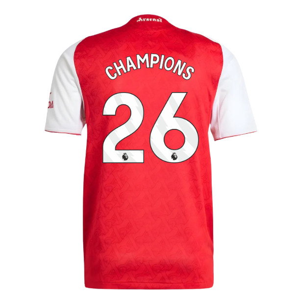 2025-2026 Arsenal Authentic Home Shirt (Champions 26)