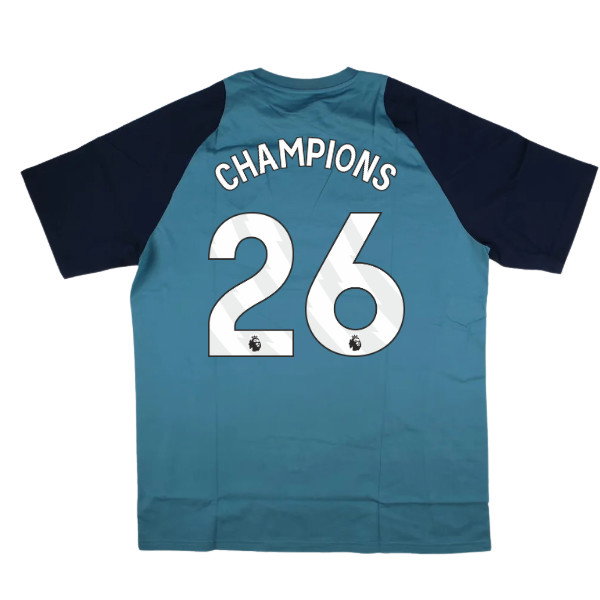 2025-2026 Arsenal Training Tee (Blanch Blue) (Champions 26)