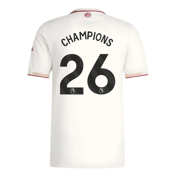 2025-2026 Arsenal Authentic Third Shirt (Champions 26)