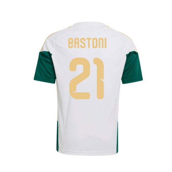 2026-2027 Italy Training Jersey (White) - Kids (Bastoni 21)