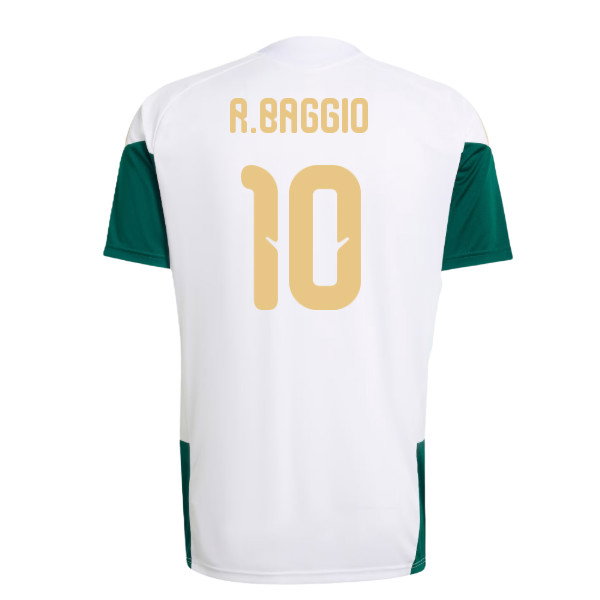 2026-2027 Italy Training Jersey (White) (R.Baggio 10)