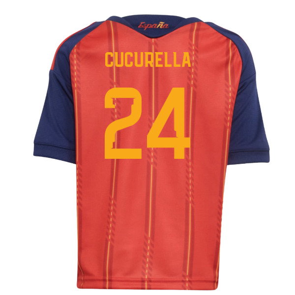 2026-2027 Spain Home Little Kids Mini Kit (Cucurella 24)