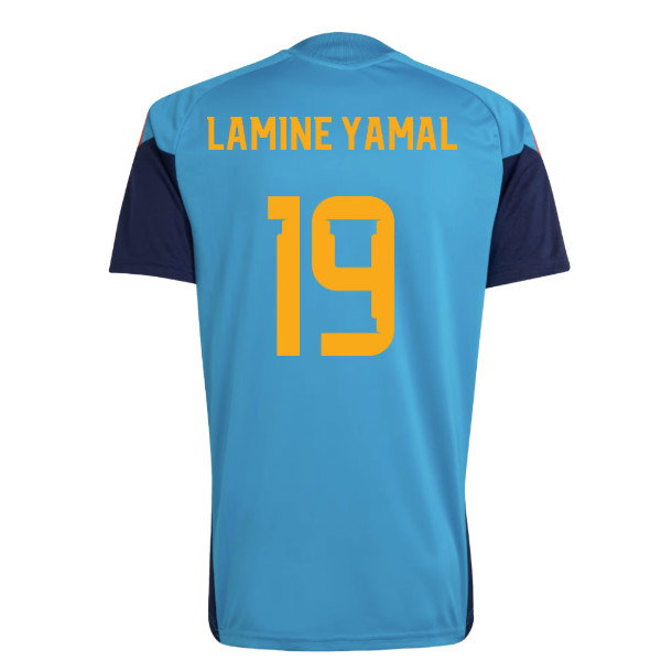 2026-2027 Spain Training Jersey (Bold Aqua) (Lamine Yamal 19)