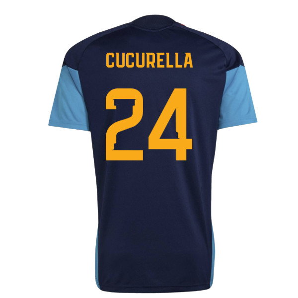 2026-2027 Spain Training Jersey (Night Indigo) (Cucurella 24)