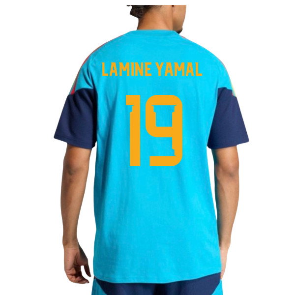 2026-2027 Spain Training Tee (Bold Aqua) (Lamine Yamal 19)