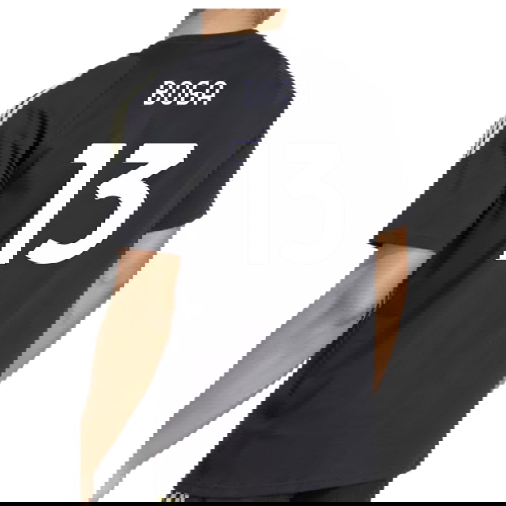 2025-2026 Juventus Training Tee (Black) (Boga 13)