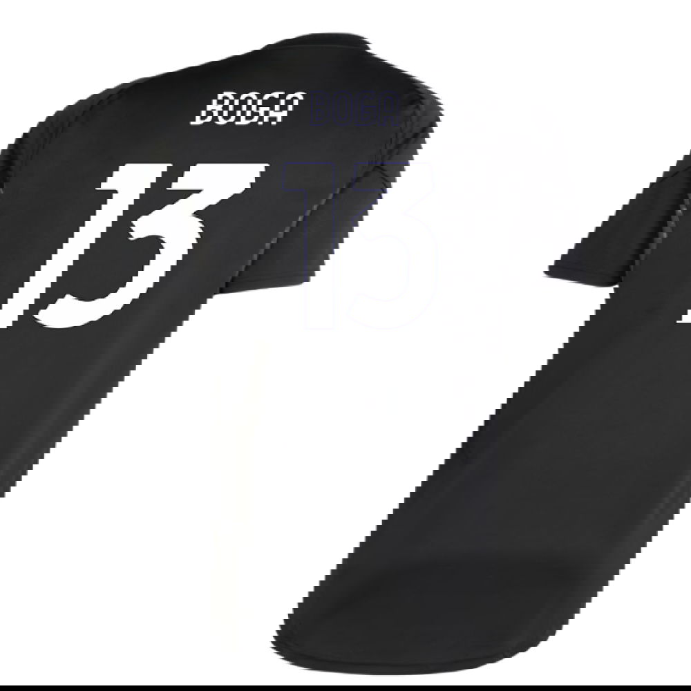 2025-2026 Juventus Training Shirt (Black) (Boga 13)