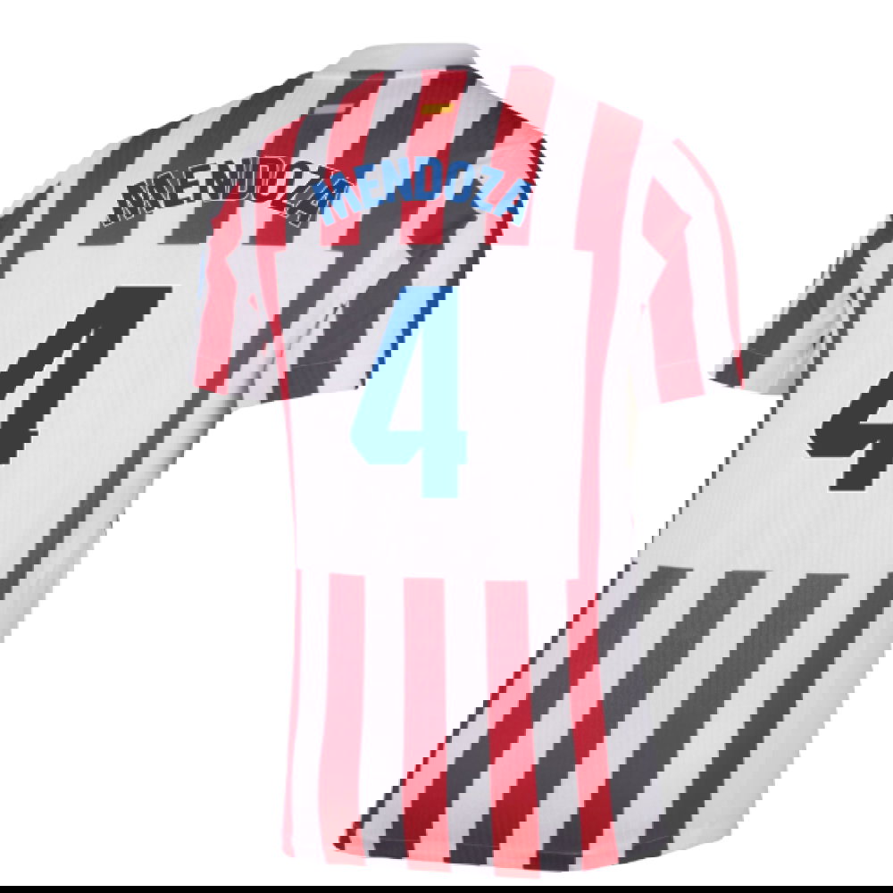 2025-2026 Atletico Madrid Home Authentic Shirt (Mendoza 4)