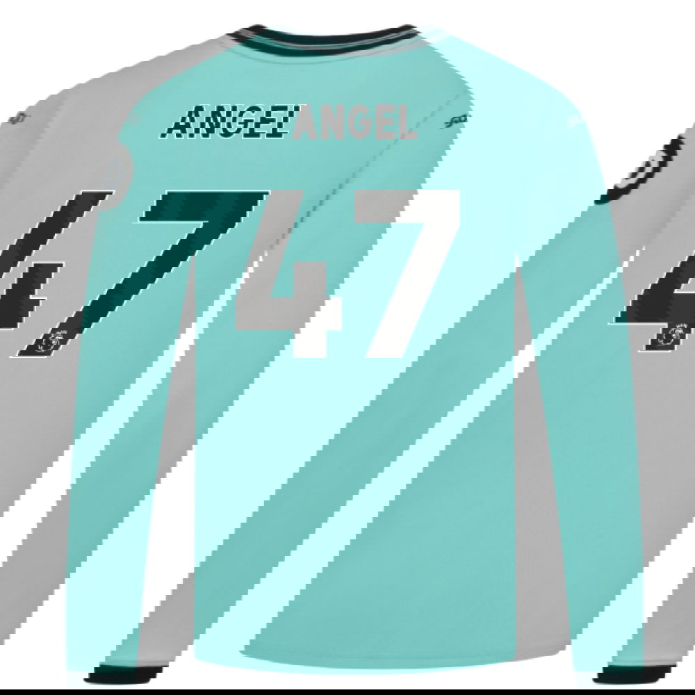 2025-2026 Wolves Long Sleeve Away Shirt (Kids) (Angel 47)