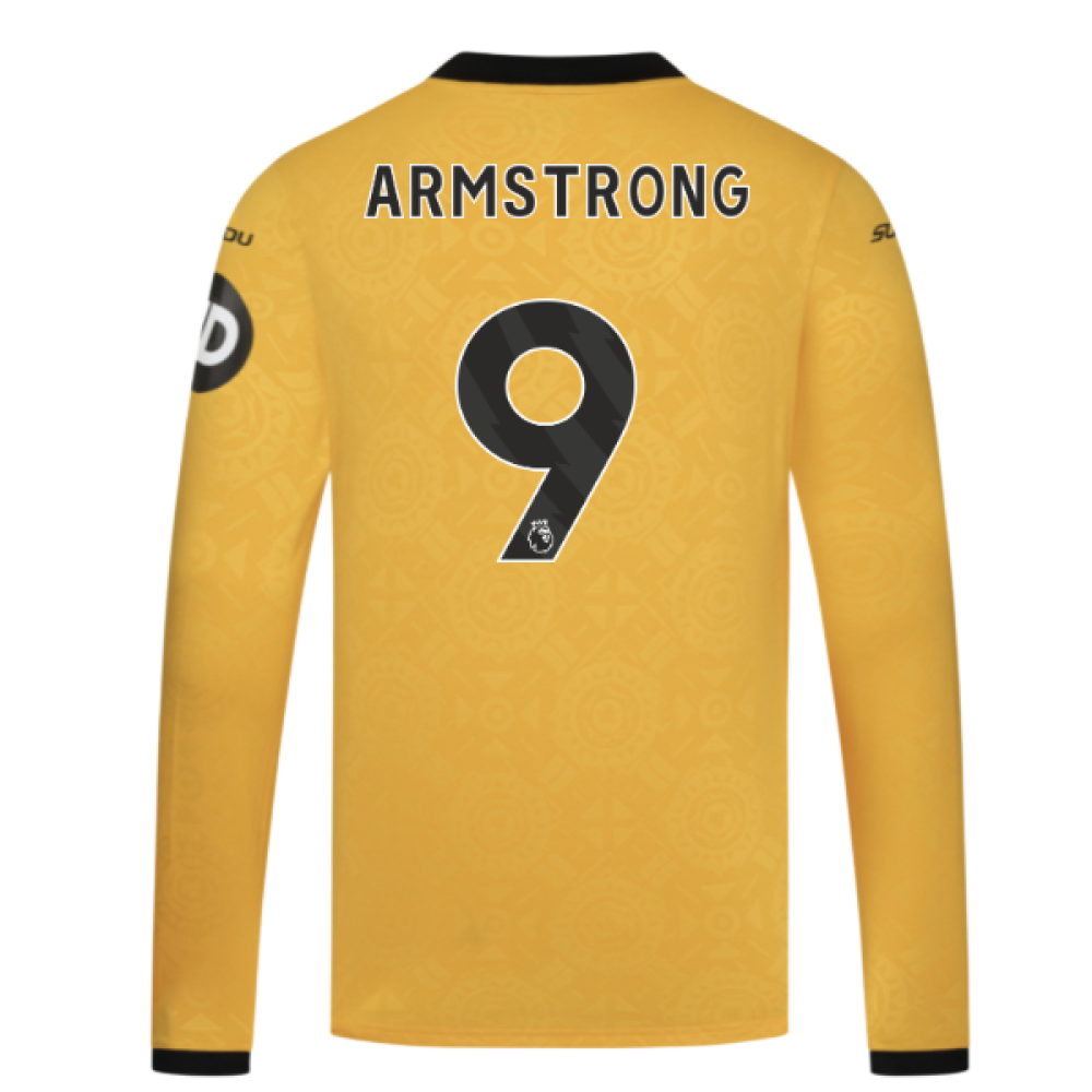 2025-2026 Wolves Long Sleeve Home Shirt (Armstrong 9)