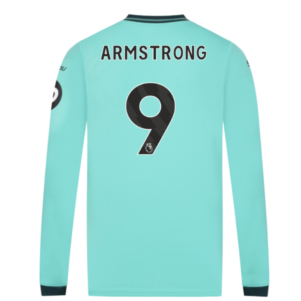 2025-2026 Wolves Long Sleeve Away Shirt (Armstrong 9)