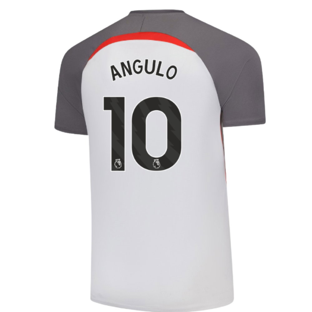 2025-2026 Sunderland Training Jersey (White) (Angulo 10)