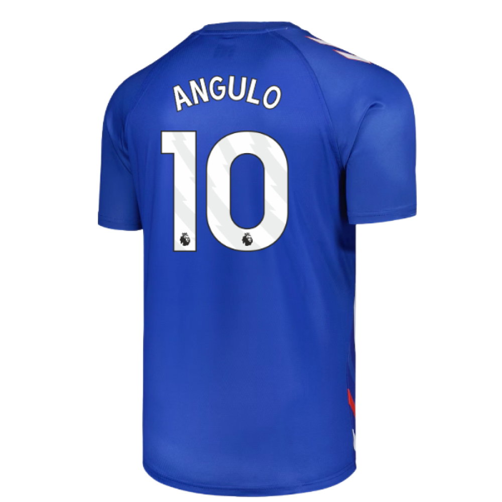 2025-2026 Sunderland Away Pre-Match Jersey (Blue) (Angulo 10)