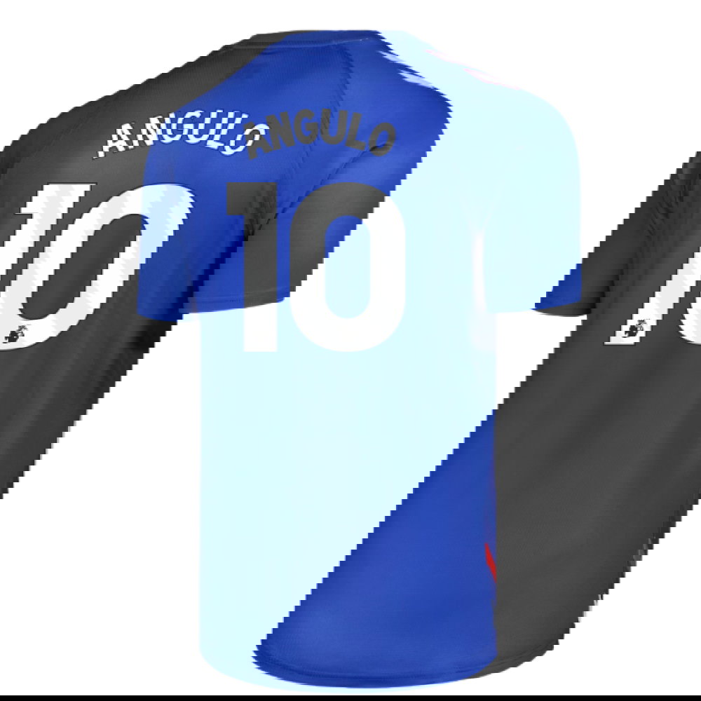 2025-2026 Sunderland Away Pre-Match Jersey (Blue) - Kids (Angulo 10)