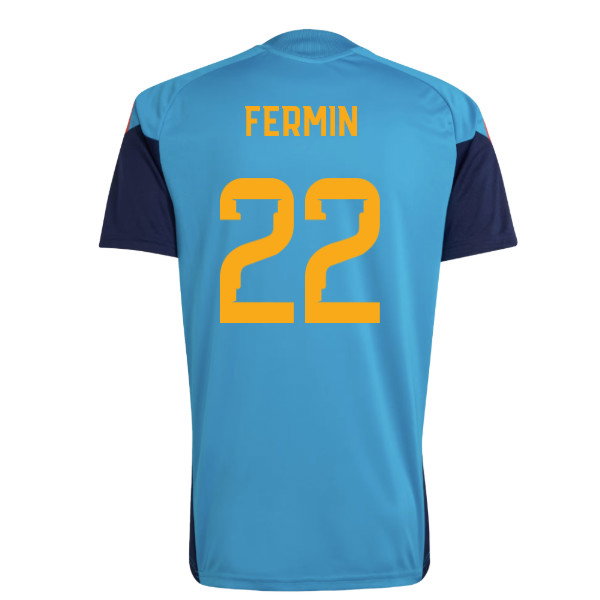 2026-2027 Spain Training Jersey (Bold Aqua) (Fermin 22)