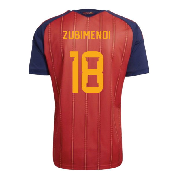 2026-2027 Spain Home Youth Kit (Zubimendi 18)