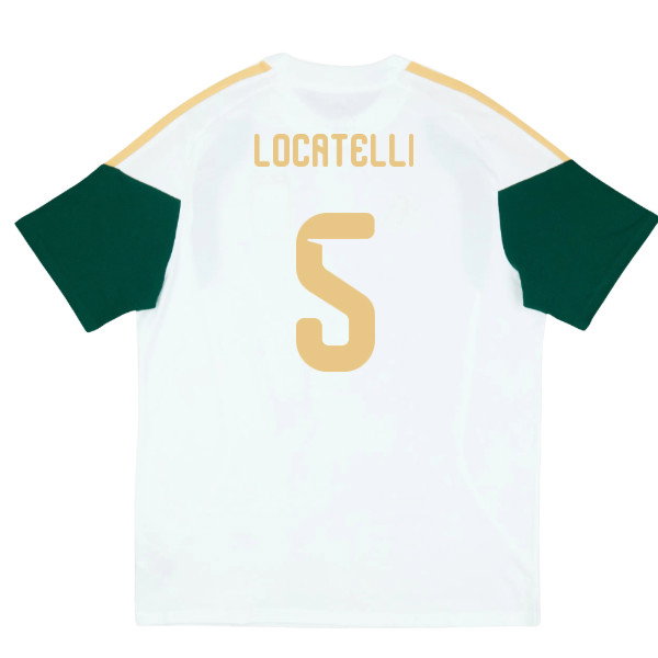 2026-2027 Italy Training Tee (White) (Locatelli 5)