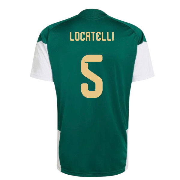 2026-2027 Italy Training Jersey (Green) (Locatelli 5)