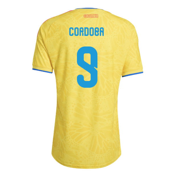2026-2027 Colombia Authentic Home Shirt (Cordoba 9)