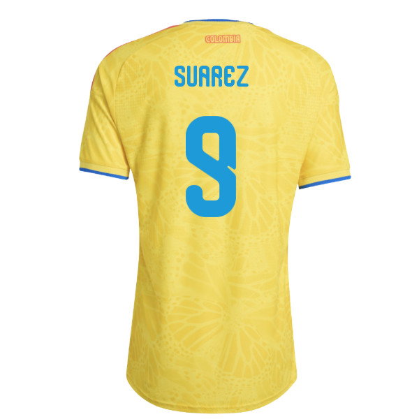 2026-2027 Colombia Authentic Home Shirt (Suarez 9)