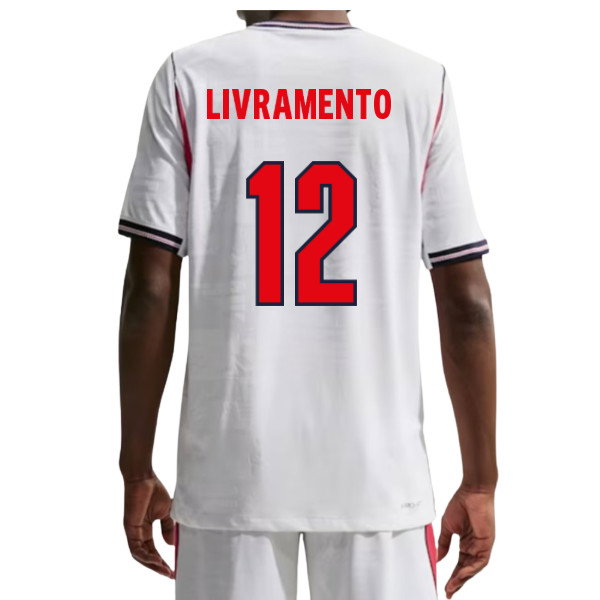 2026-2027 England Authentic Aero-Fit Home Shirt (Livramento 12)