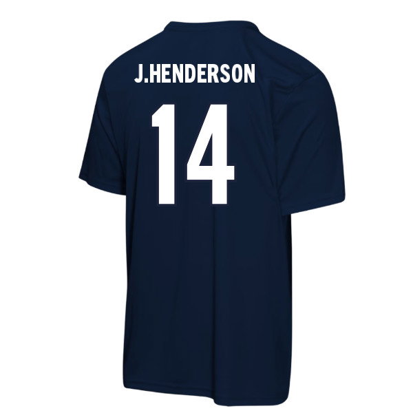 England FIFA World Cup 2026™ T-Shirt (Navy) - Kids (J.Henderson 14)