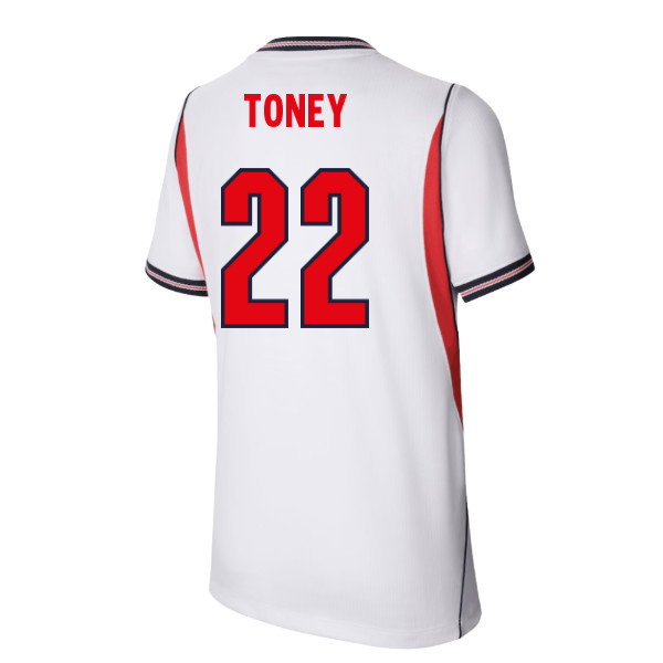 2026-2027 England Home Shirt (Kids) (Toney 22)