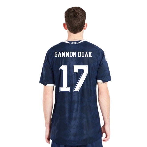 2026-2027 Scotland Authentic Match Home Shirt (Gannon Doak 17)
