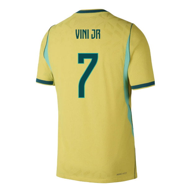 2026-2027 Brazil Authentic Aero-Fit Match Home Shirt (Vini JR 7)