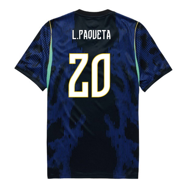 2026-2027 Brazil Away Shirt (Kids) (L.Paqueta 20)