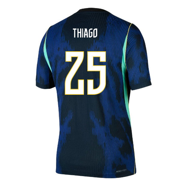 2026-2027 Brazil Match Away Jordan Aero-FIT Authentic Shirt (Thiago 25)
