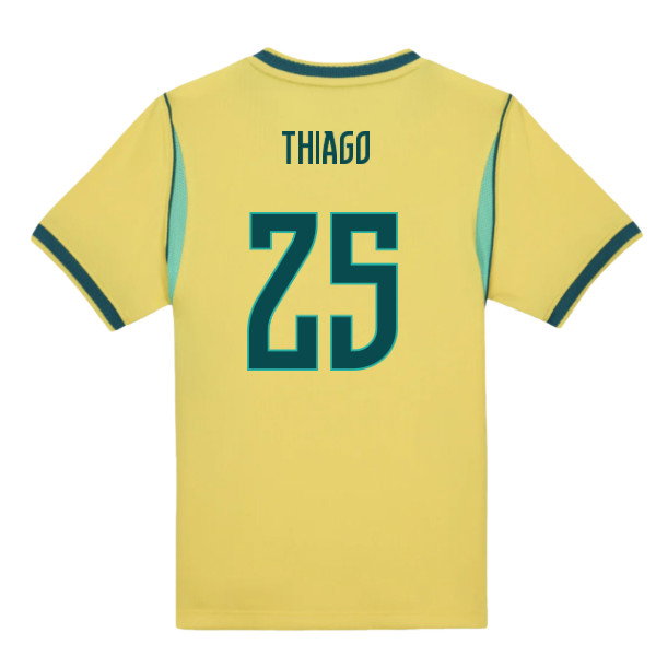 2026-2027 Brazil Home Little Boys Mini Kit (Thiago 25)
