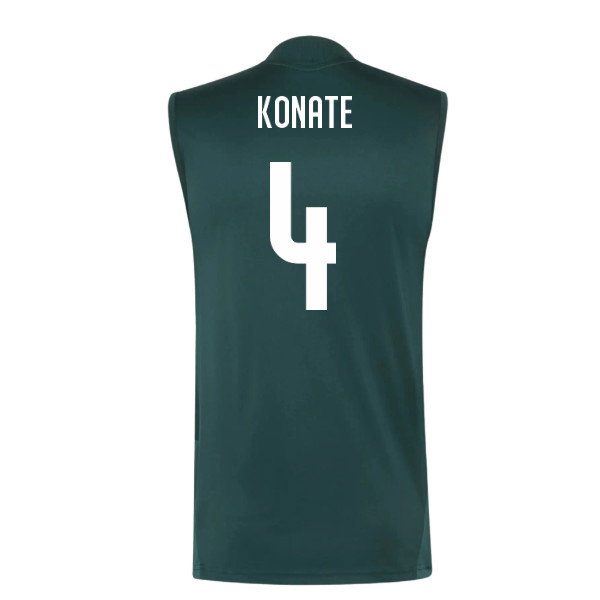 2026-2027 Real Madrid Sleeveless Training Jersey (Aurora Ivy) (Konate 4)
