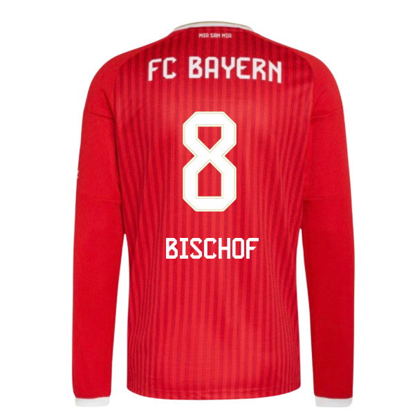 2026-2027 Bayern Munich Long Sleeve Home Shirt (Bischof 8)