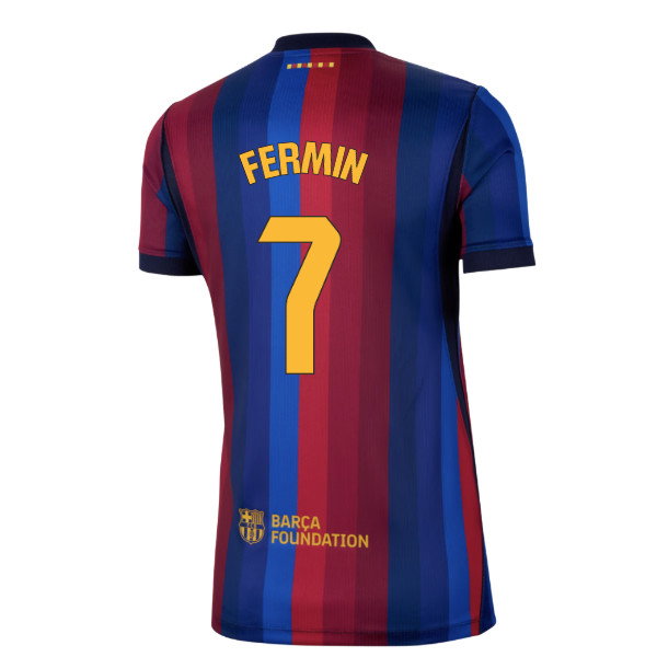 2026-2027 Barcelona Home Shirt (Womens) (Fermin 7)
