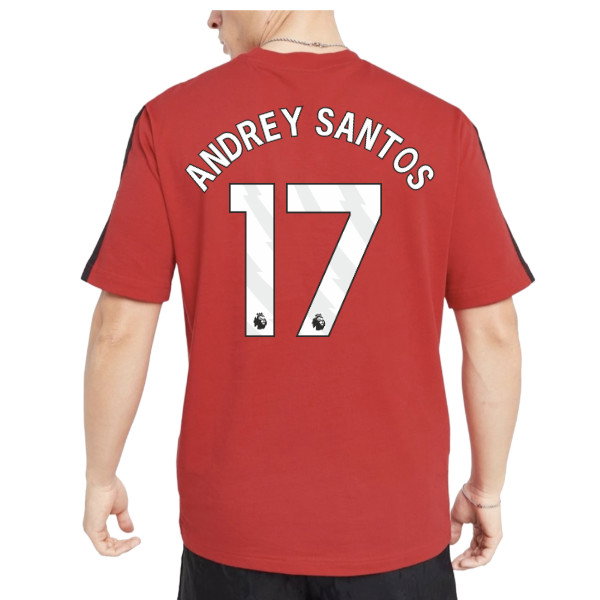 2026-2027 Man Utd DNA Tee (Red) (Andrey Santos 17)