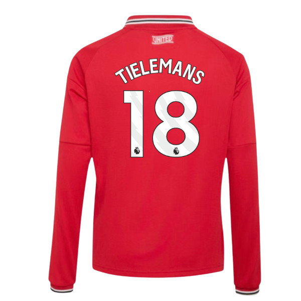 2026-2027 Man Utd Long Sleeve Home Shirt (Kids) (Tielemans 18)