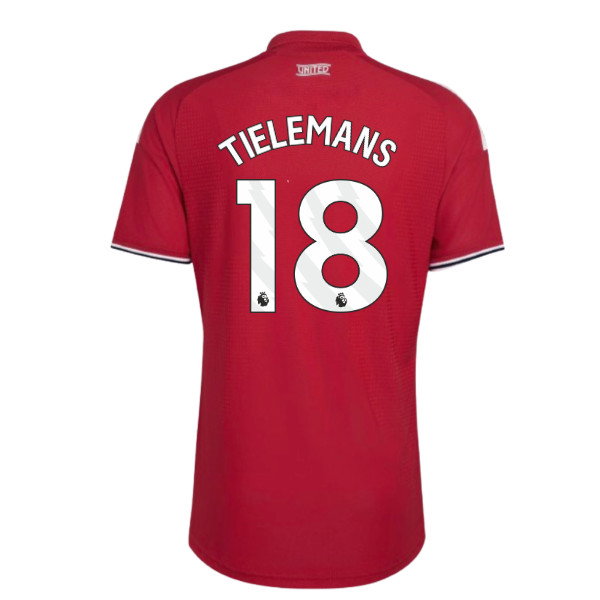 2026-2027 Man Utd Authentic Home Shirt (Tielemans 18)