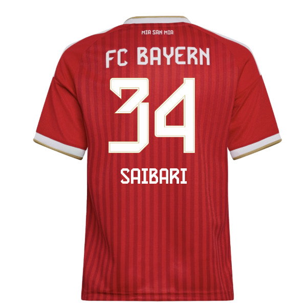 2026-2027 Bayern Munich Home Shirt (Kids) (Saibari 34)