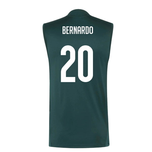 2026-2027 Real Madrid Sleeveless Training Jersey (Aurora Ivy) (Bernardo 20)