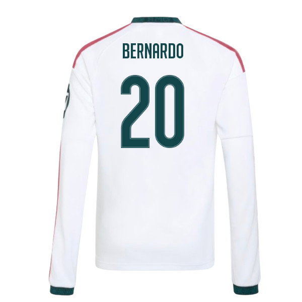 2026-2027 Real Madrid Long Sleeve Home Shirt (Kids) (Bernardo 20)