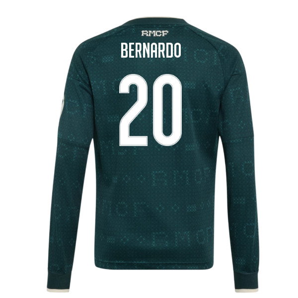 2026-2027 Real Madrid Away Long Sleeve Shirt (Kids) (Bernardo 20)