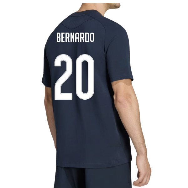 2026-2027 Real Madrid Tiro Travel Tee (Navy) (Bernardo 20)
