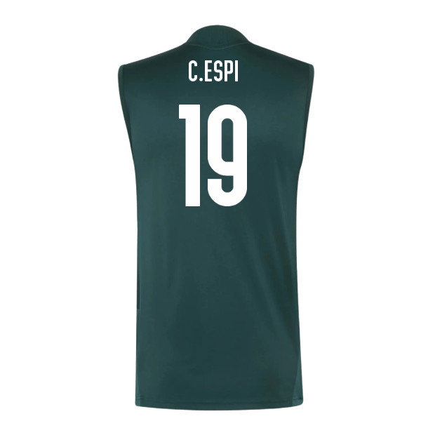 2026-2027 Real Madrid Sleeveless Training Jersey (Aurora Ivy) (C.Espi 19)