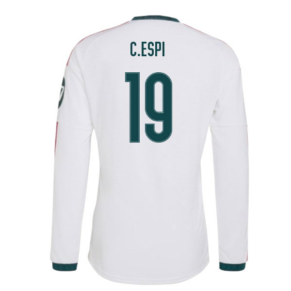 2026-2027 Real Madrid Authentic Long Sleeve Home Shirt (C.Espi 19)