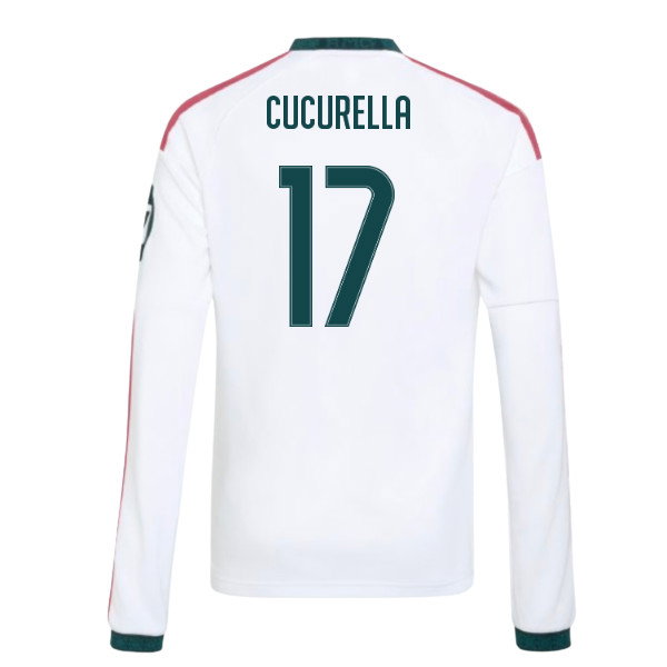 2026-2027 Real Madrid Long Sleeve Home Shirt (Kids) (Cucurella 17)
