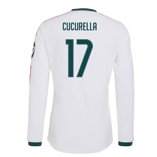 2026-2027 Real Madrid Authentic Long Sleeve Home Shirt (Cucurella 17)