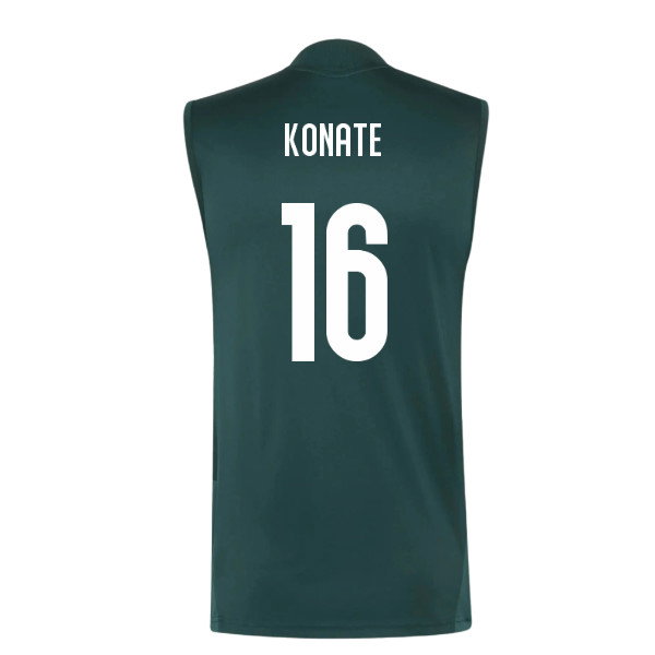 2026-2027 Real Madrid Sleeveless Training Jersey (Aurora Ivy) (Konate 16)