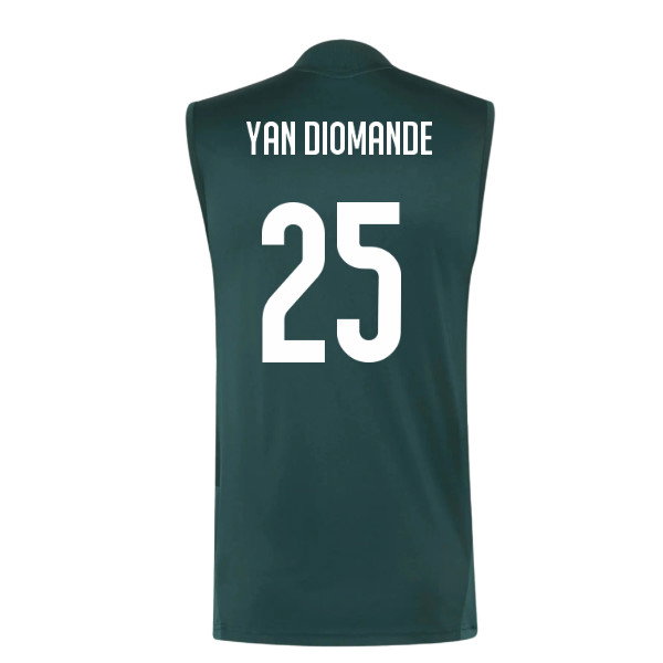 2026-2027 Real Madrid Sleeveless Training Jersey (Aurora Ivy) (Yan Diomande 25)