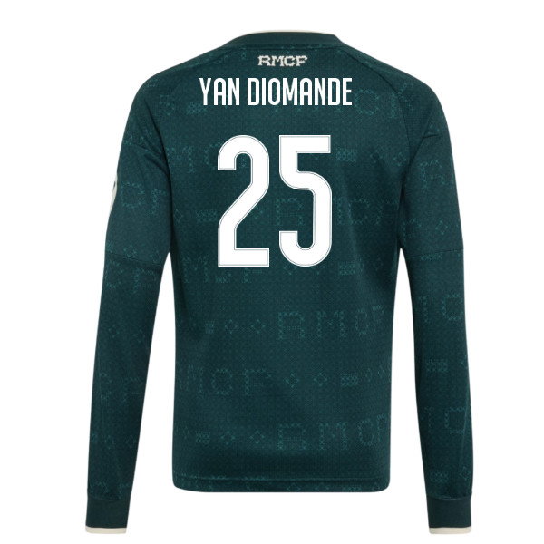 2026-2027 Real Madrid Away Long Sleeve Shirt (Kids) (Yan Diomande 25)